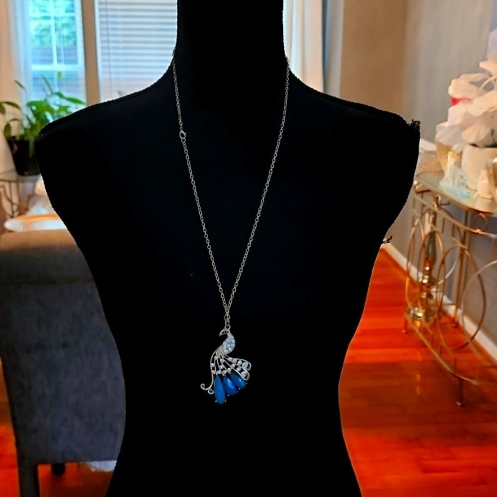 Peacock necklace 